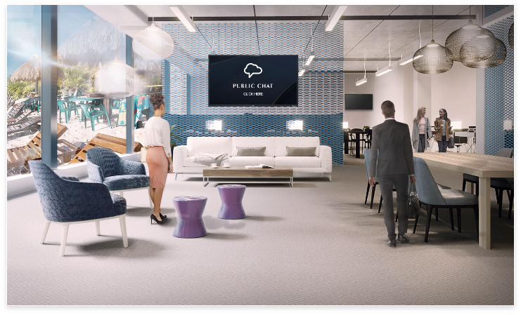Virtual Events Networking Lounge